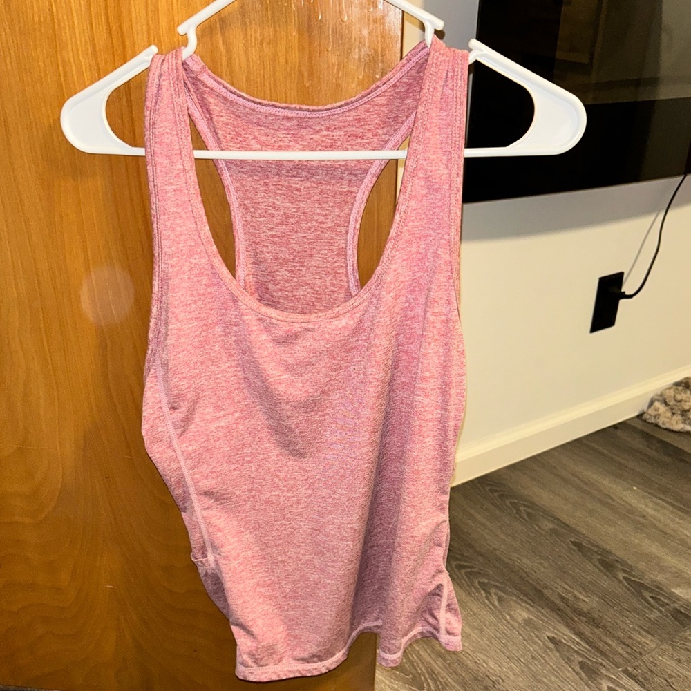 Pink athletic tank